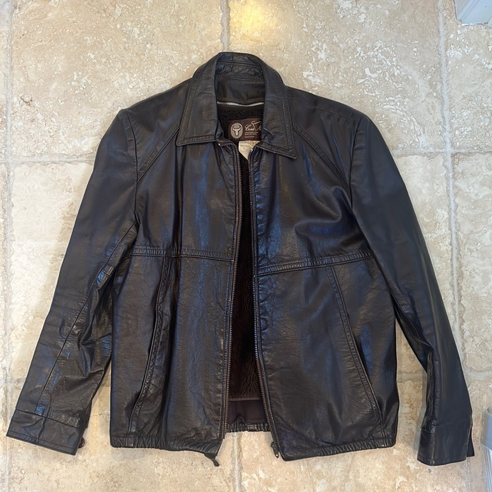 Cosa Nova Vintage Suede and Leather Coat